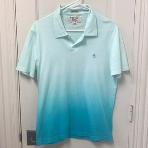 Men’s Penguin blue ombré polo 🐧